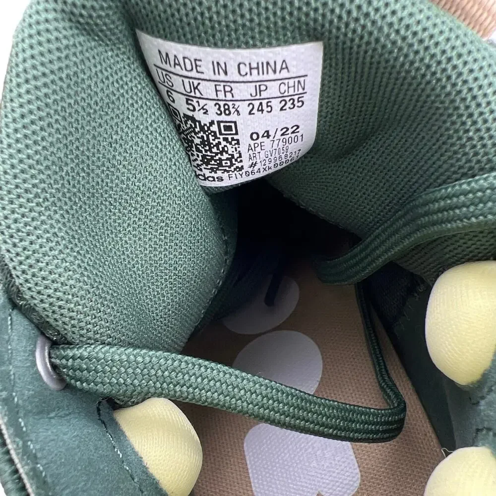 Adidas Men's Harden Vol. 6 Basketball Shoes Green Yellow Brown V6 Size 6 New
